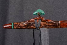 Purple Flame Rosewood Native American Flute, Minor, Mid A-4, #U9G (8)